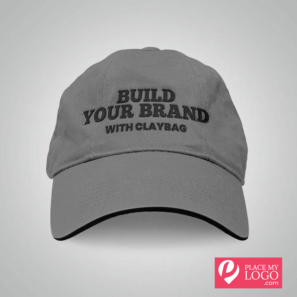 Cotton Cap–York_Grey_Place My Logo